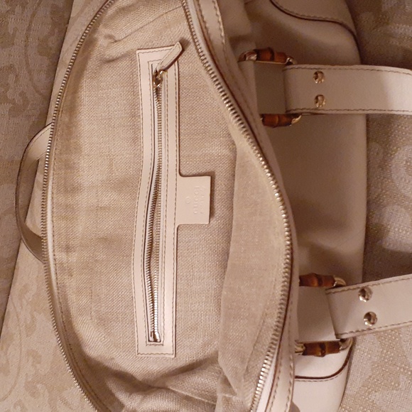 GUCCI BAMBOO AUTHENTIC BOSTON BAG EUC - Picture 15 of 16